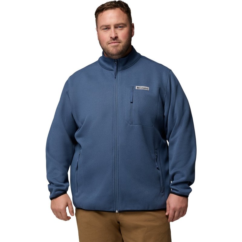 Columbia Softer Fleece-Troyer mit Brusttasche und Label-Schriftzug, Regular Fit
