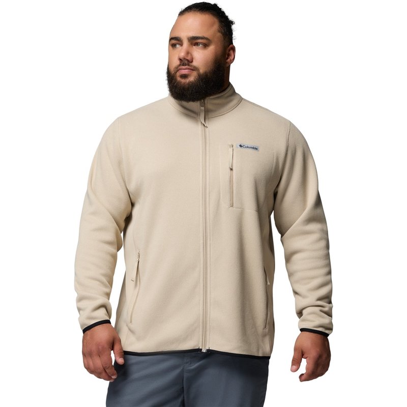 Columbia Softer Fleece-Troyer mit Brusttasche und Label-Schriftzug, Regular Fit
