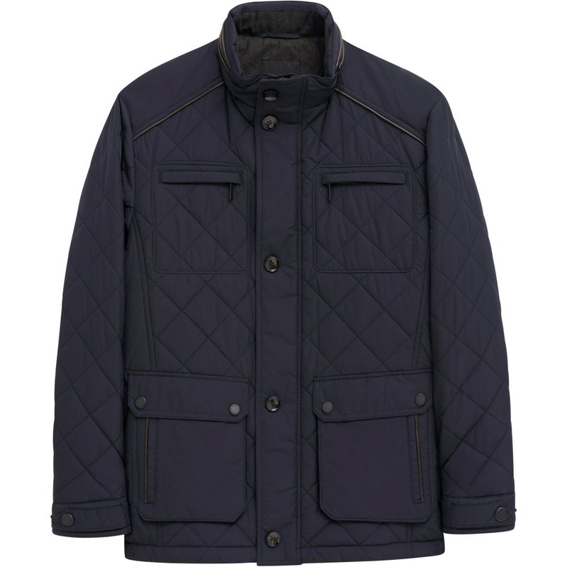 Bugatti Fieldjacket mit Rautensteppmuster und Wattierung