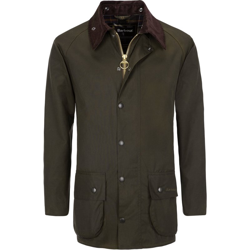 Barbour Wachsjacke Beaufort mit Cordkragen