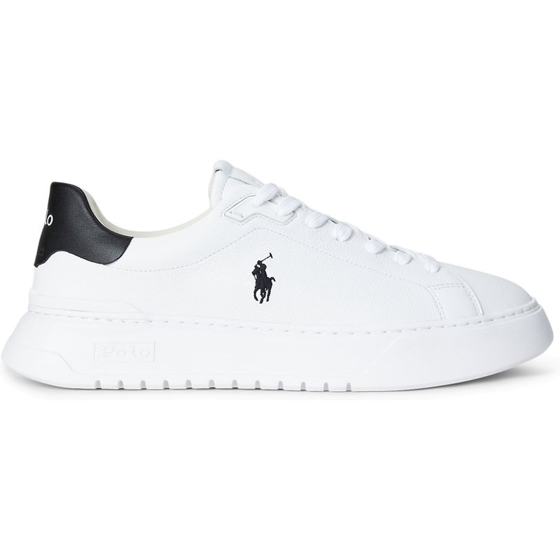 Polo Ralph Lauren Sneakers Court Low Top aus Glattleder mit Logo-Stickerei