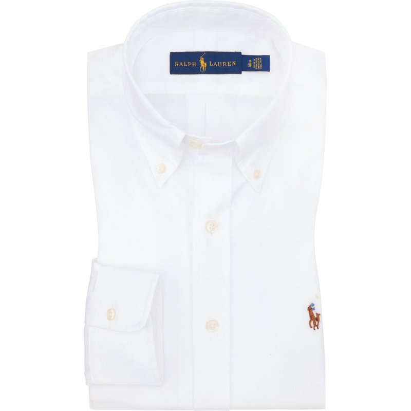 Polo Ralph Lauren Oxford-Hemd aus Baumwolle mit kleiner Poloreiter-Stickerei