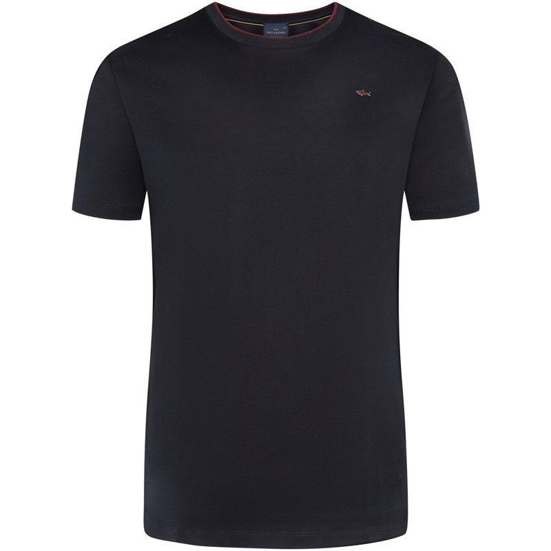 Paul & Shark Glattes T-Shirt aus Baumwolle mit Rundhalsausschnitt