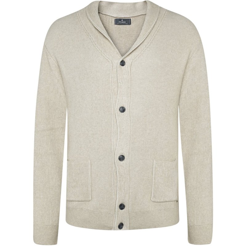 Ragman Cardigan mit Schalkragen