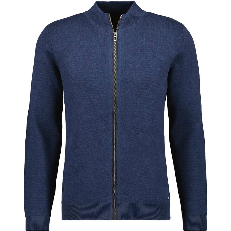 Ragman Softer Cardigan mit Zip und Kaschmiranteil, Extralang