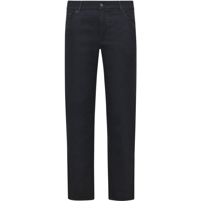 Brax Softe 5 Pocket-Hose Style Cadiz in Woolook-Optik, Straight Fit