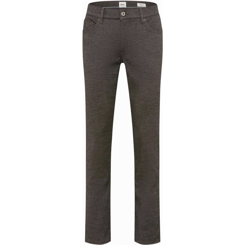 Brax Softe 5 Pocket-Hose Style Cadiz in Woolook-Optik, Straight Fit