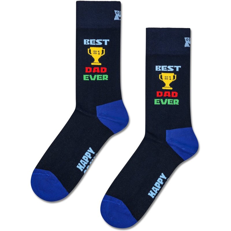 Happy Socks Socken mit Stretch und Best Dad-Motiv