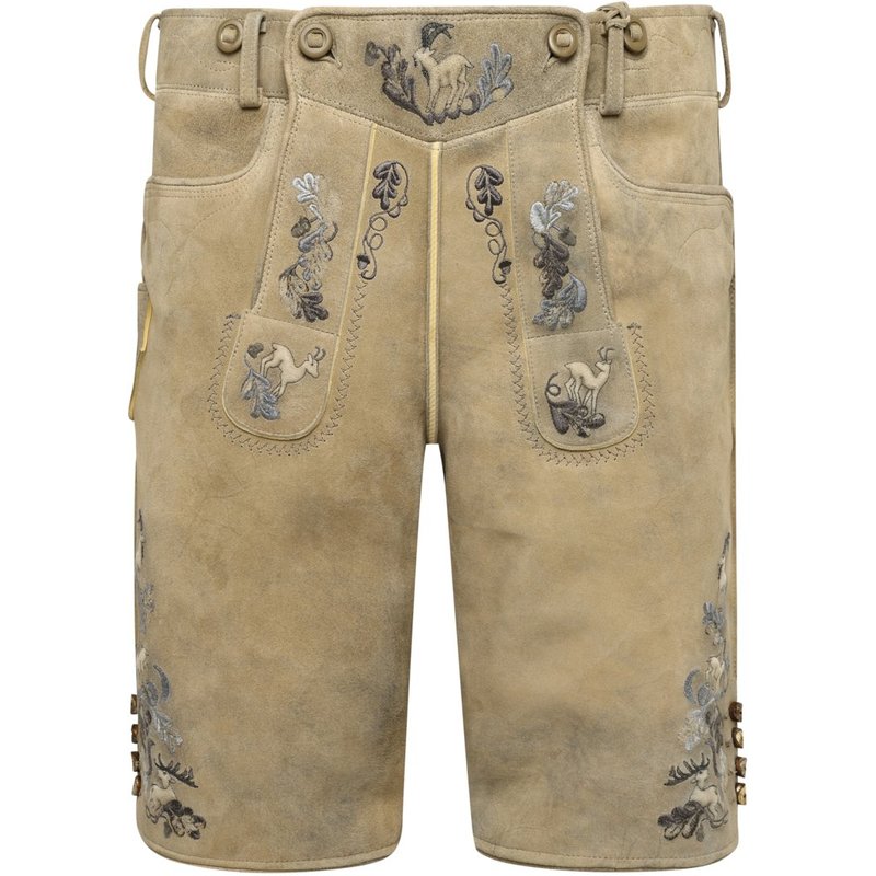 Meindl Trachtenlederhose Feldkogel mit traditionellen Stickereien
