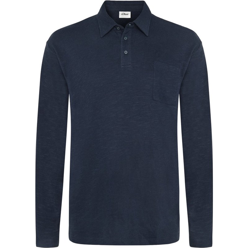 s.Oliver Sweatshirt mit kurzer Knopfleiste