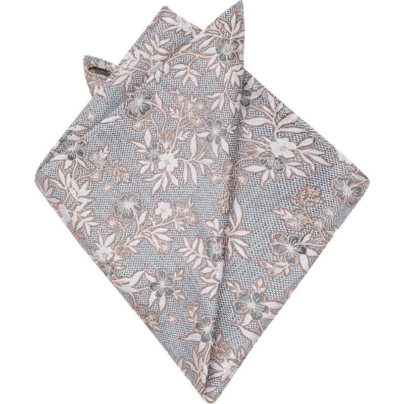 Real Guyys Einstecktuch aus Seide mit floralem Print