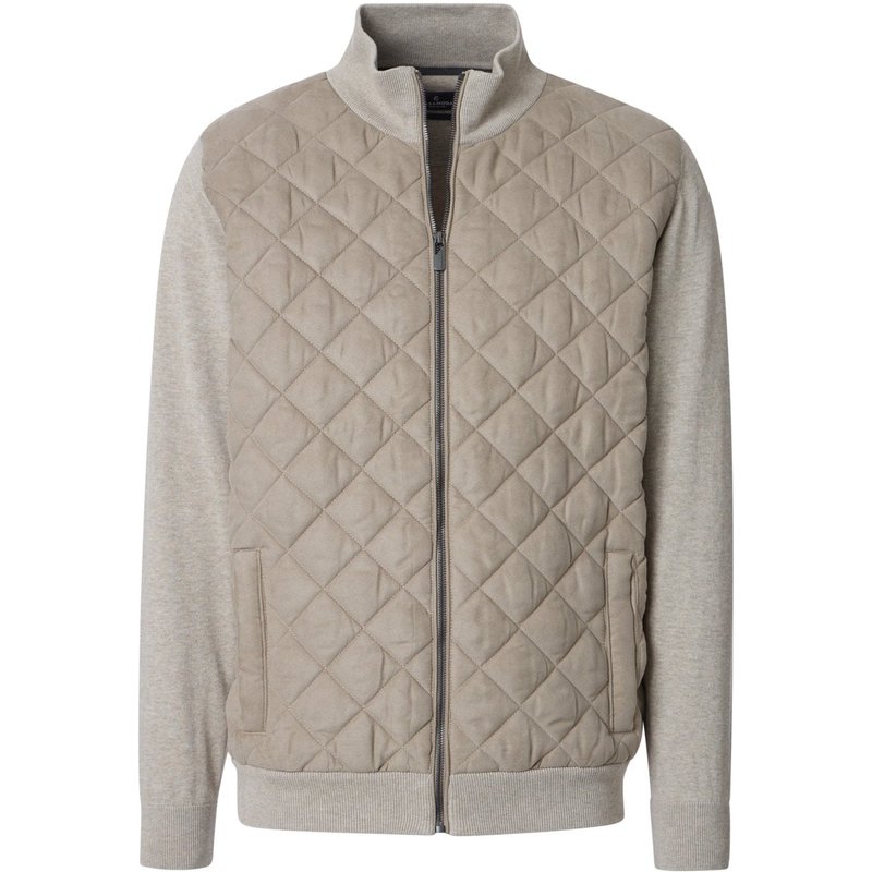 CASAMODA Leichter Strick-Blouson mit hybrider Steppfront