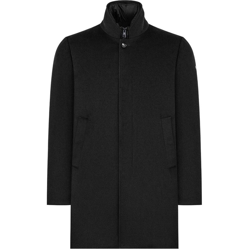 Duno Wattierter Wollmantel aus Tech-Wool mit Daunenfüllung