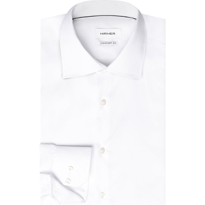 Hirmer Twill-Hemd aus Baumwolle mit Kentkragenn, Comfort Fit, Extralang