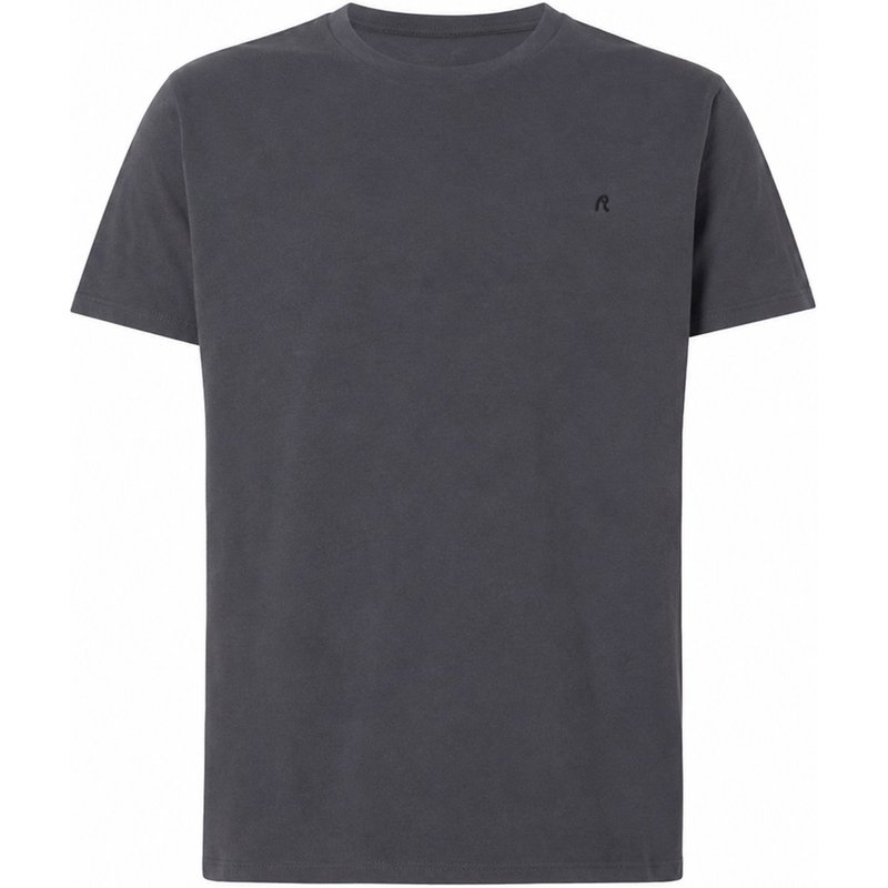 Replay Unifarbenes T-Shirt aus Baumwolle mit Rundhalsausschnitt
