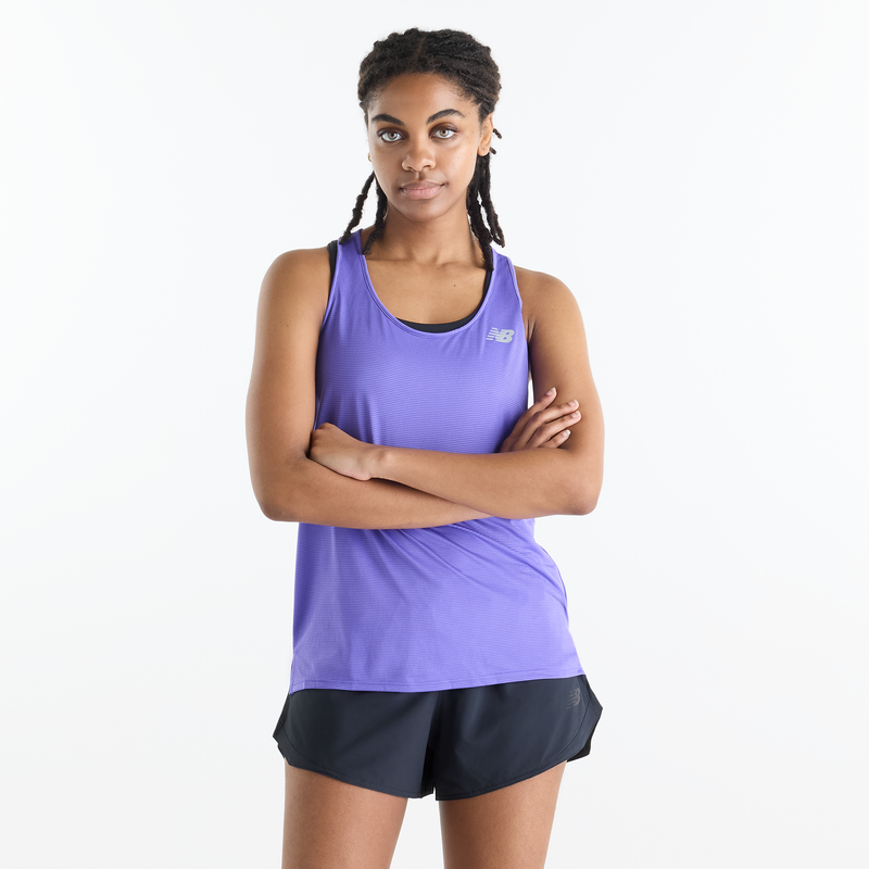 Levně Dámské tričko New Balance WT41220EPU – fialové