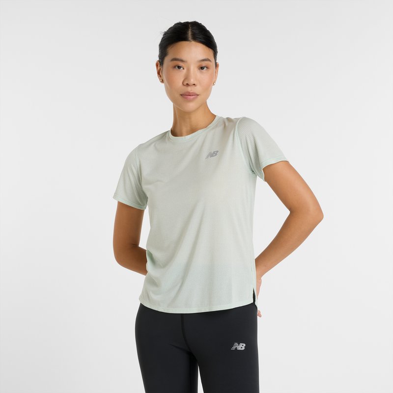 Levně Dámské tričko New Balance WT41253CY2 – mátové