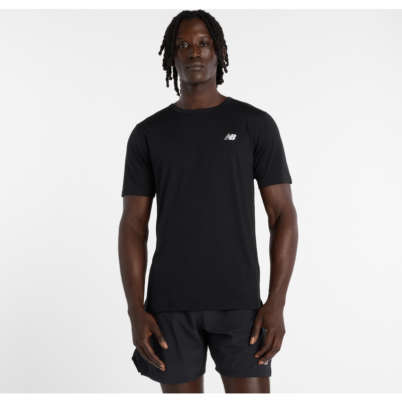 Levně Pánské tričko New Balance MT61O0U4BK – černé