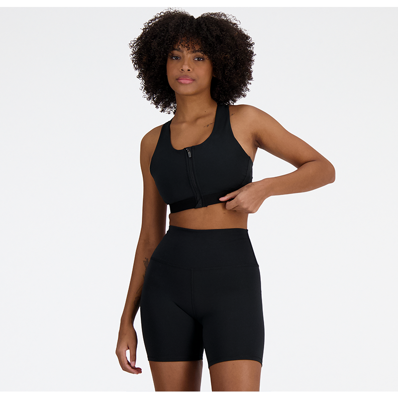 Levně Sportovní podprsenka New Balance WB41047BK – černé