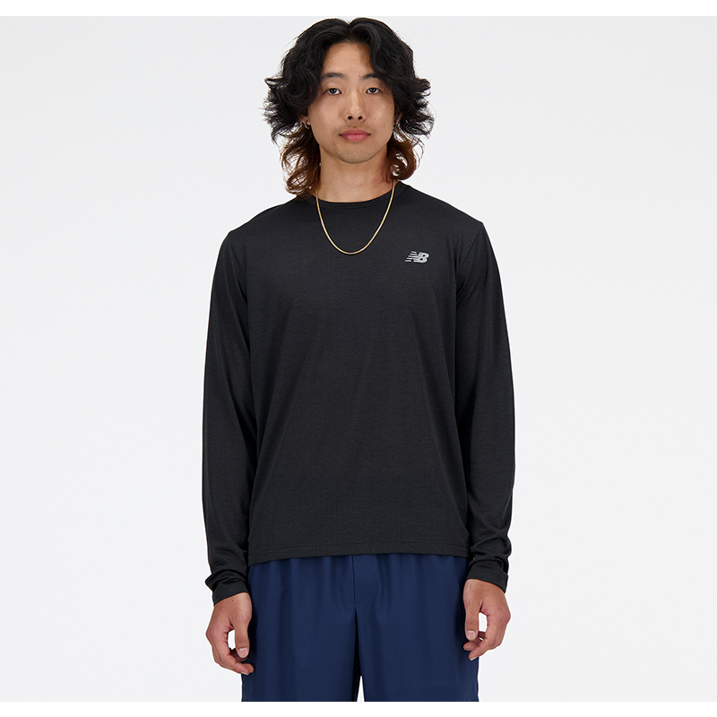 Levně Pánské tričko New Balance MT41256BK – černé