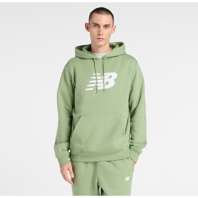 Levně Pánská mikina New Balance MT43904AAR – zelené