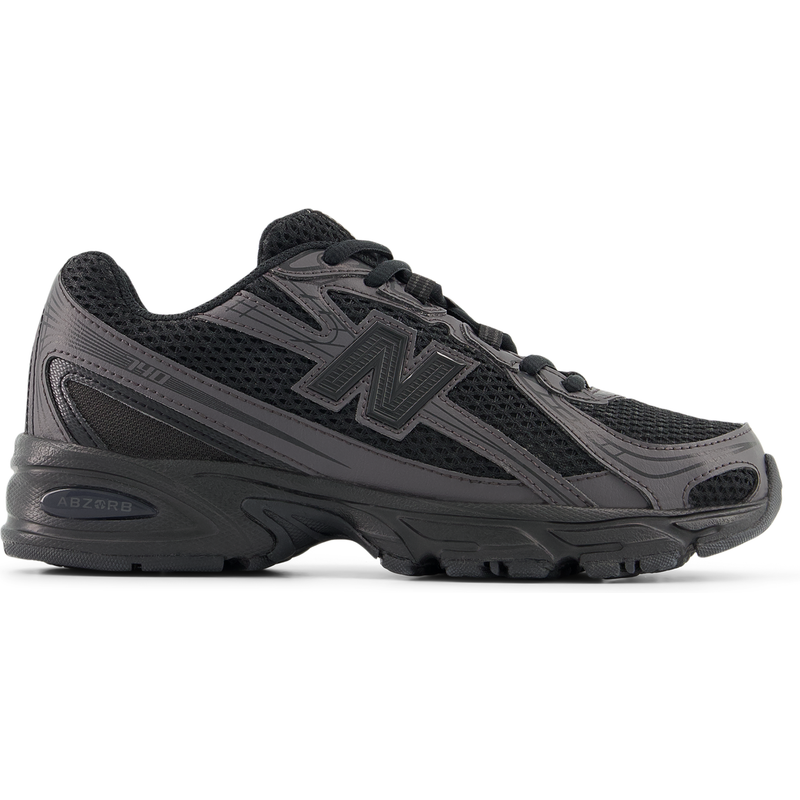 Levně Dětské boty New Balance GR740BO – černé