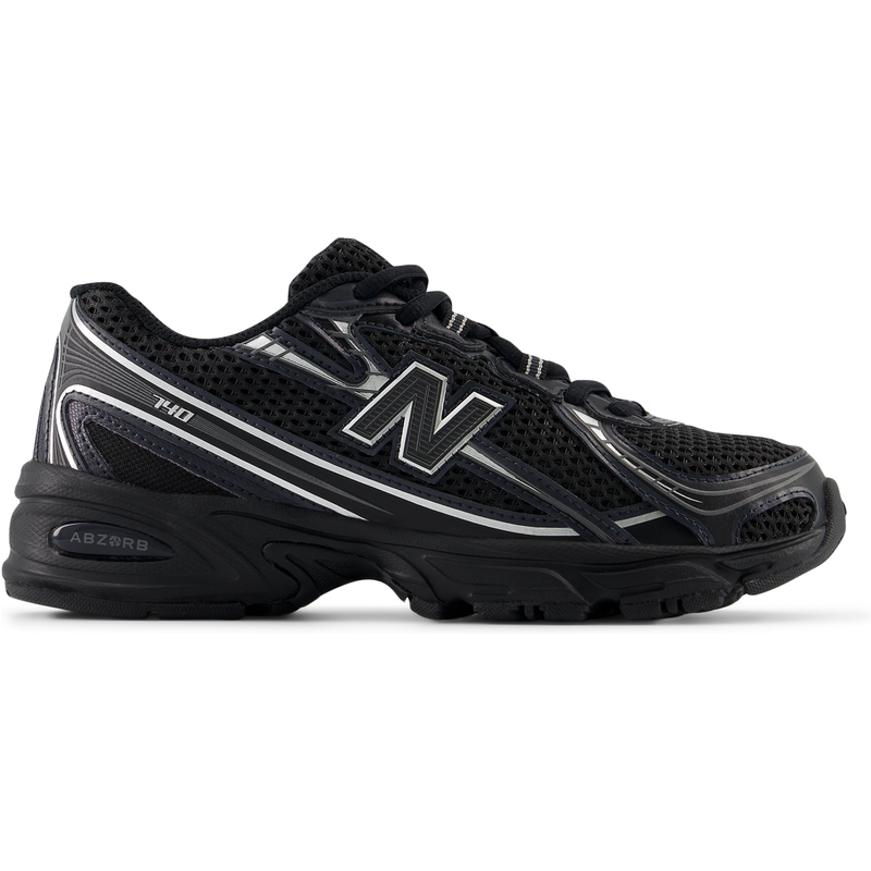 Levně Dětské boty New Balance GR740BM – černé