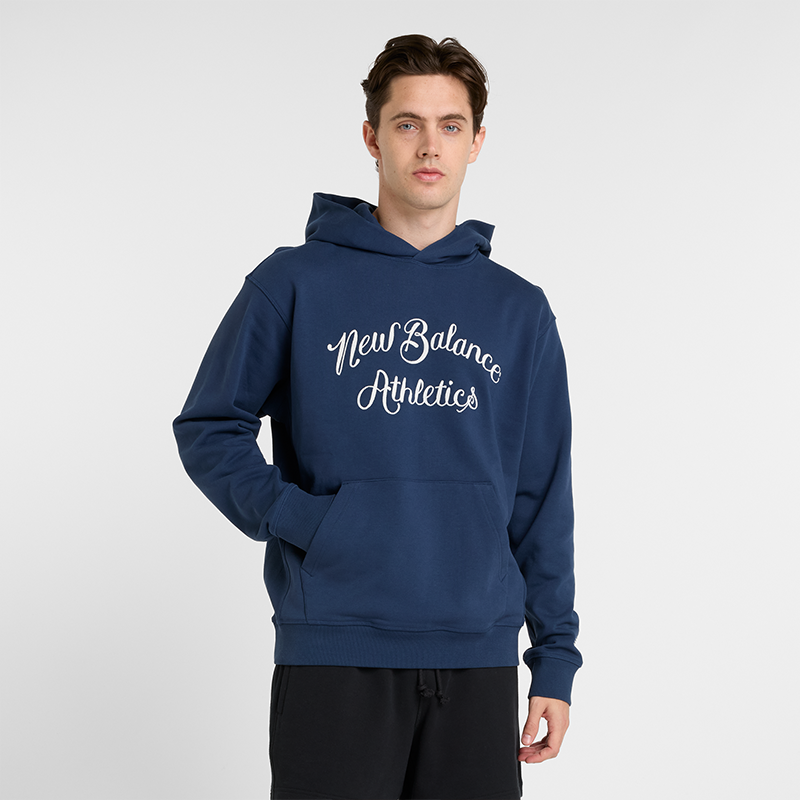 Levně Pánská mikina New Balance MT51935NNY – tmavomodrá