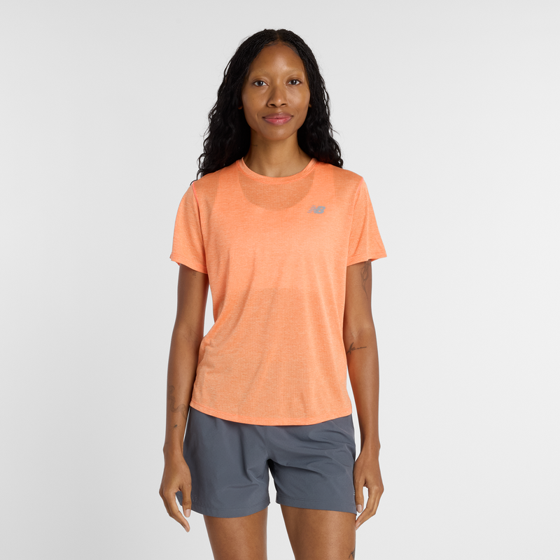Levně Dámské tričko New Balance WT41253AAE – oranžová