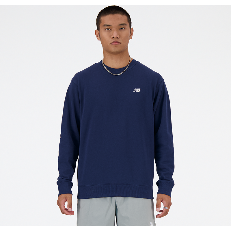 Levně Pánská mikina New Balance MT41507NNY – tmavomodrá