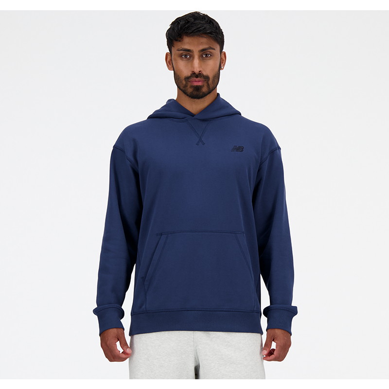 Levně Pánská mikina New Balance MT41534NNY – tmavomodrá