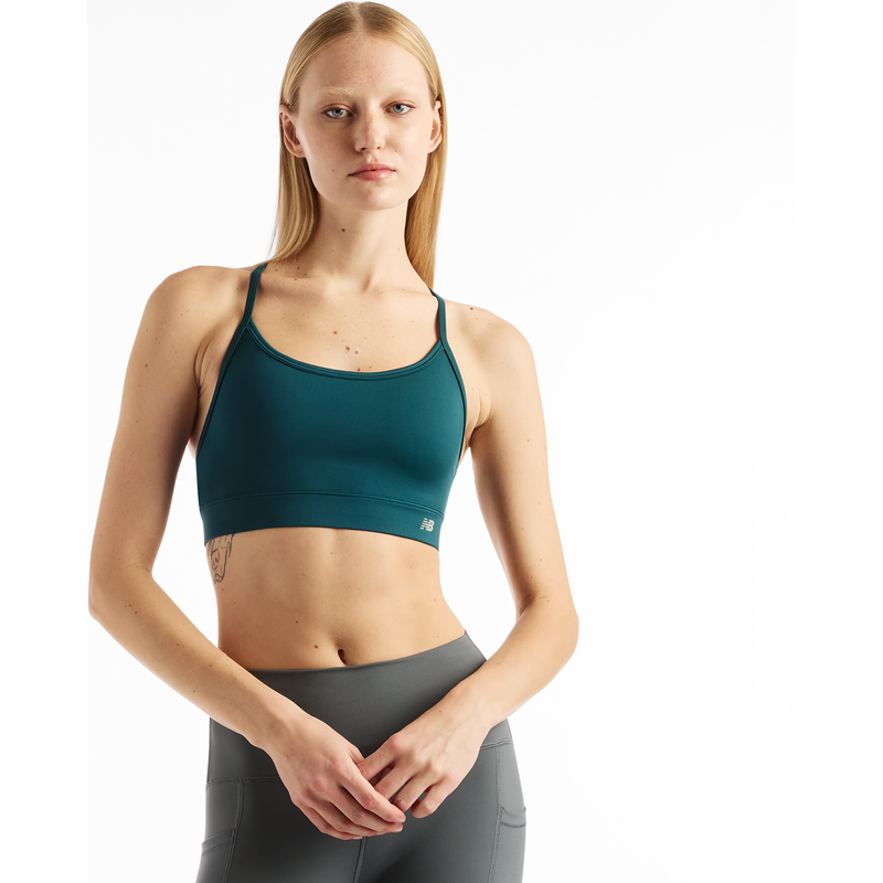 Levně Sportovní podprsenka New Balance WB51039AAV – zelené