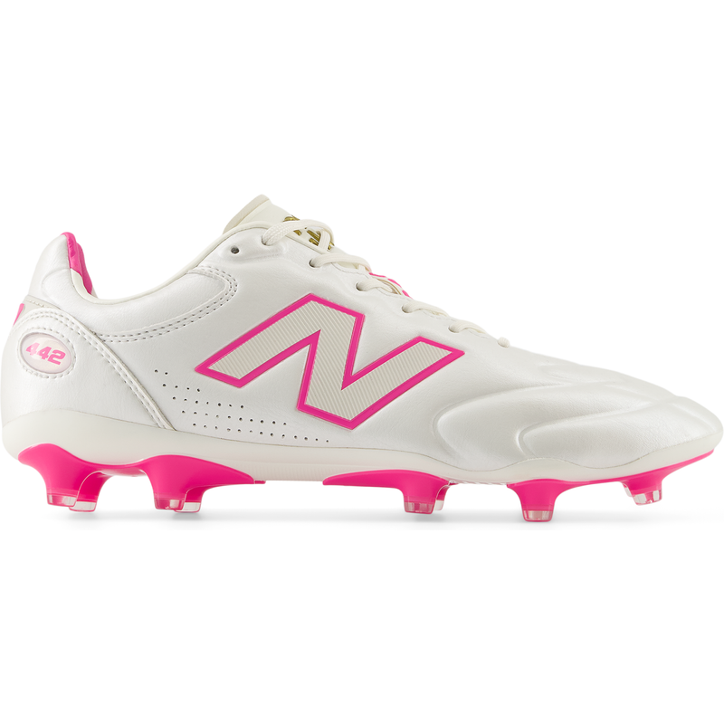 Levně Pánské kopačky New Balance 442 ELITE FG V3 U41F360 – bílé