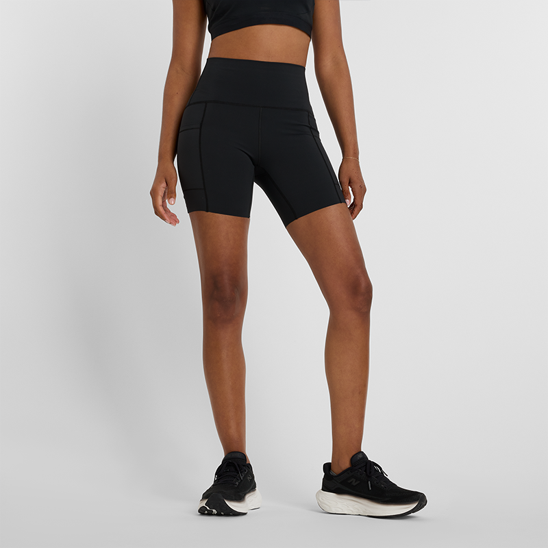 Levně Dámské legíny New Balance WS51271BK – černé