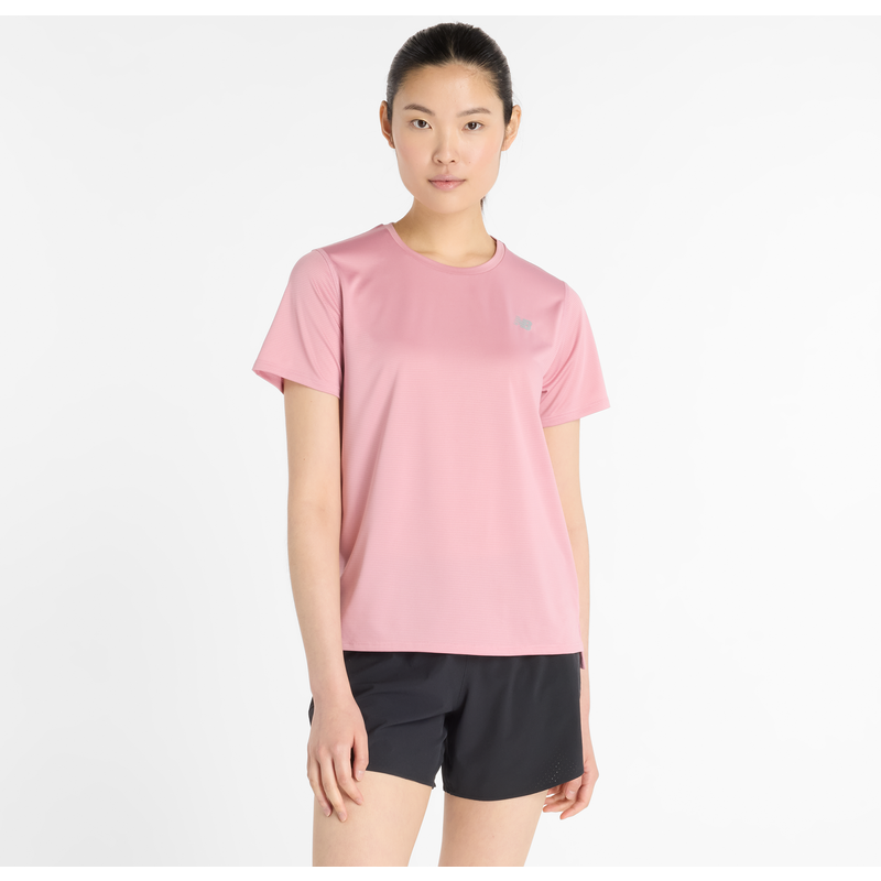 Levně Dámské tričko New Balance WT41222PTF – růžové