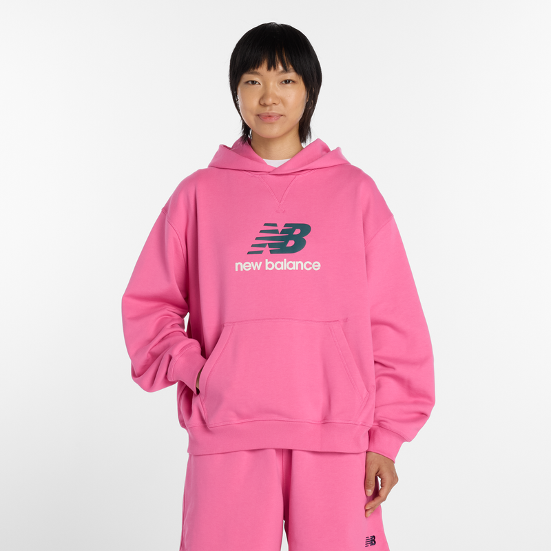 Levně Dámská mikina New Balance WT51501AAC – růžové