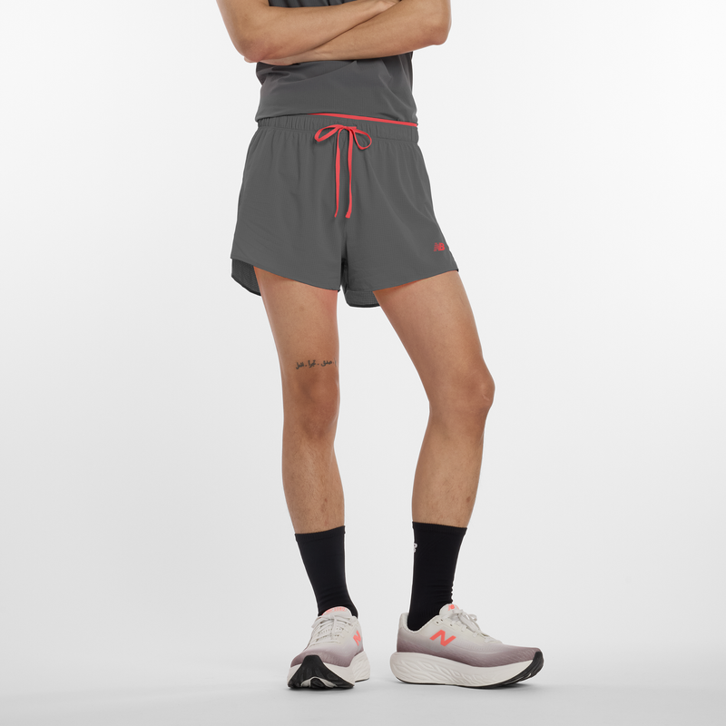 Levně Pánské šortky New Balance MS51283URR – šedé