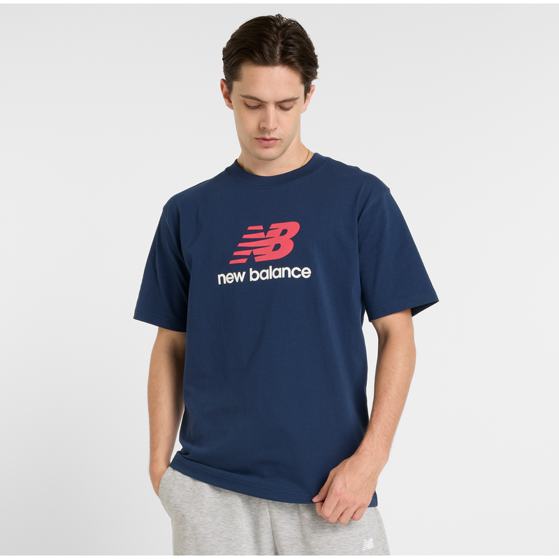 Levně Pánské tričko New Balance MT51500NNY – tmavomodrá