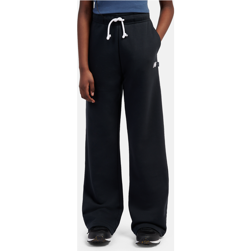 Levně Dětské kalhoty New Balance LAKG0216BK – černé