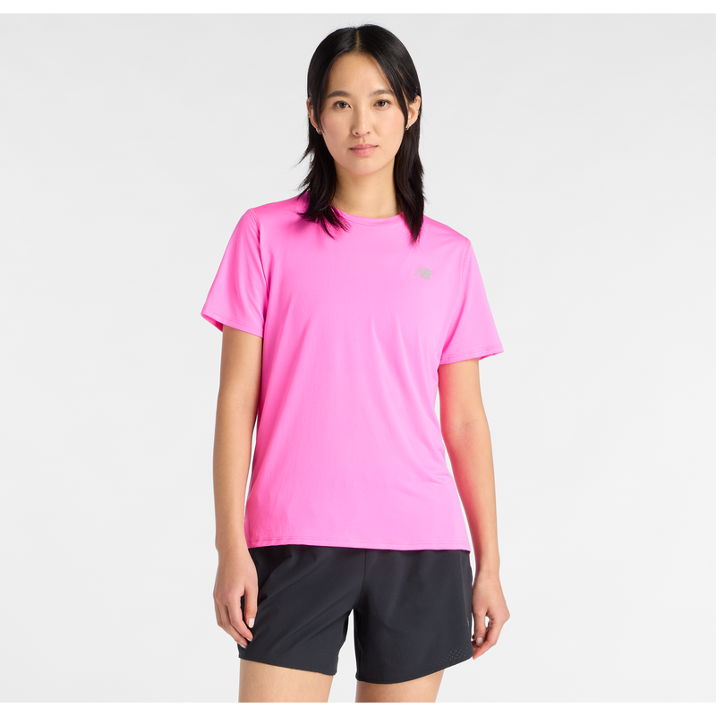 Levně Dámské tričko New Balance WT41222AAB – růžové