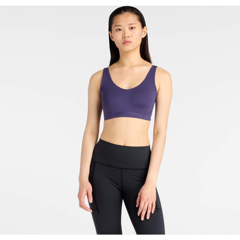 Levně Sportovní podprsenka New Balance WB51052BOY – fialové