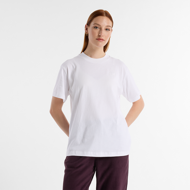 Levně Dámské tričko New Balance WT41501WT – bílé