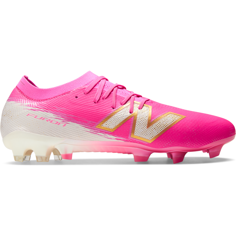 Levně Pánské kopačky New Balance FURON ELITE FG V8 UF1F6O4 – růžové