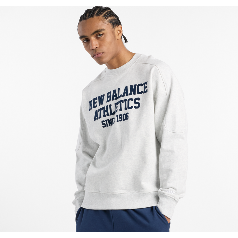 Levně Pánská mikina New Balance MT51521AHH – šedé