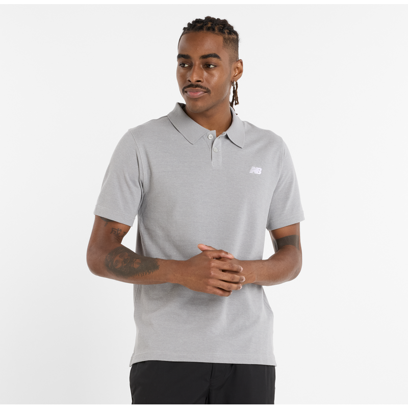 Levně Pánské tričko New Balance MT51519AG – šedé