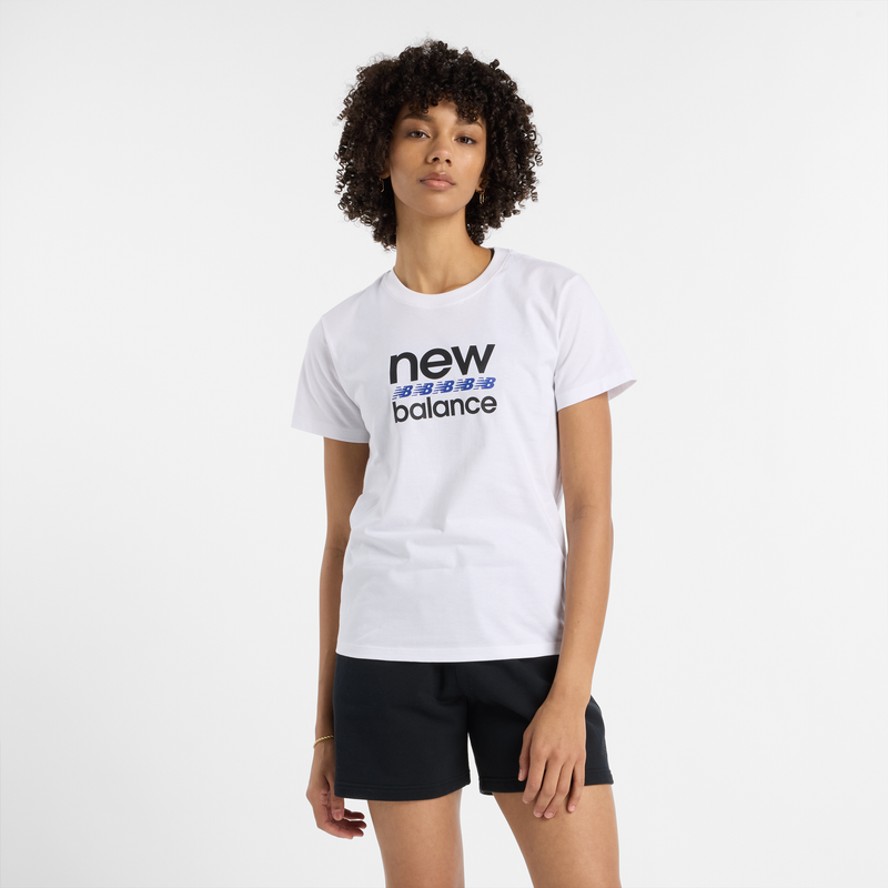 Levně Dámské tričko New Balance WT51540WT – bílé