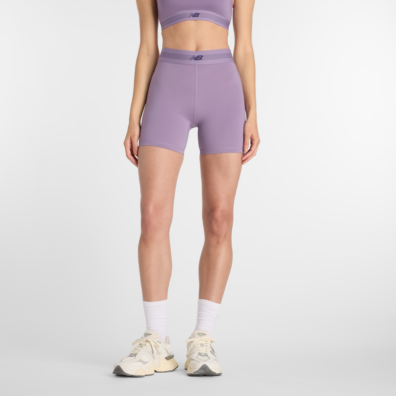 Levně Dámské legíny New Balance WB61E4GEAA5 – fialové