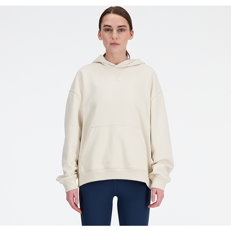 Levně Dámská mikina New Balance WT41537LIN – béžové