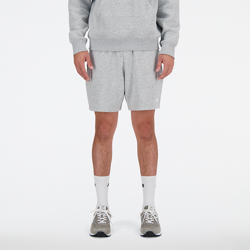 Levně Pánské šortky New Balance MS41520AG – šedé