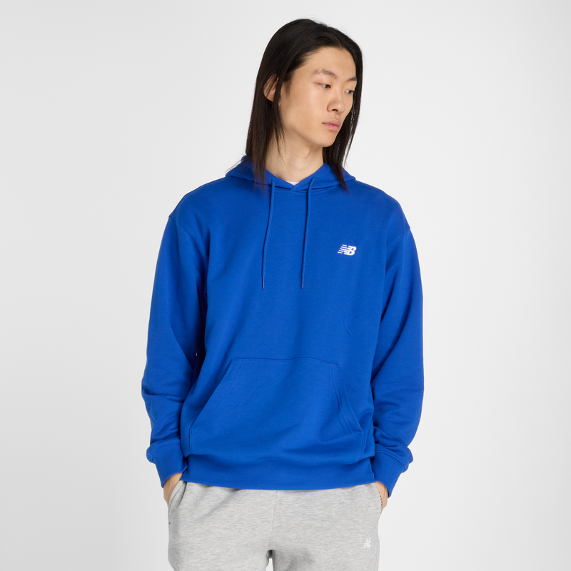 Levně Pánská mikina New Balance MT41508BUM – modré